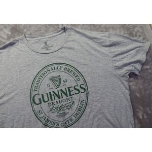 Guinness  T Shirt Men's Size 2XL Gray St. James Gate‎ Dublin Irish Ireland